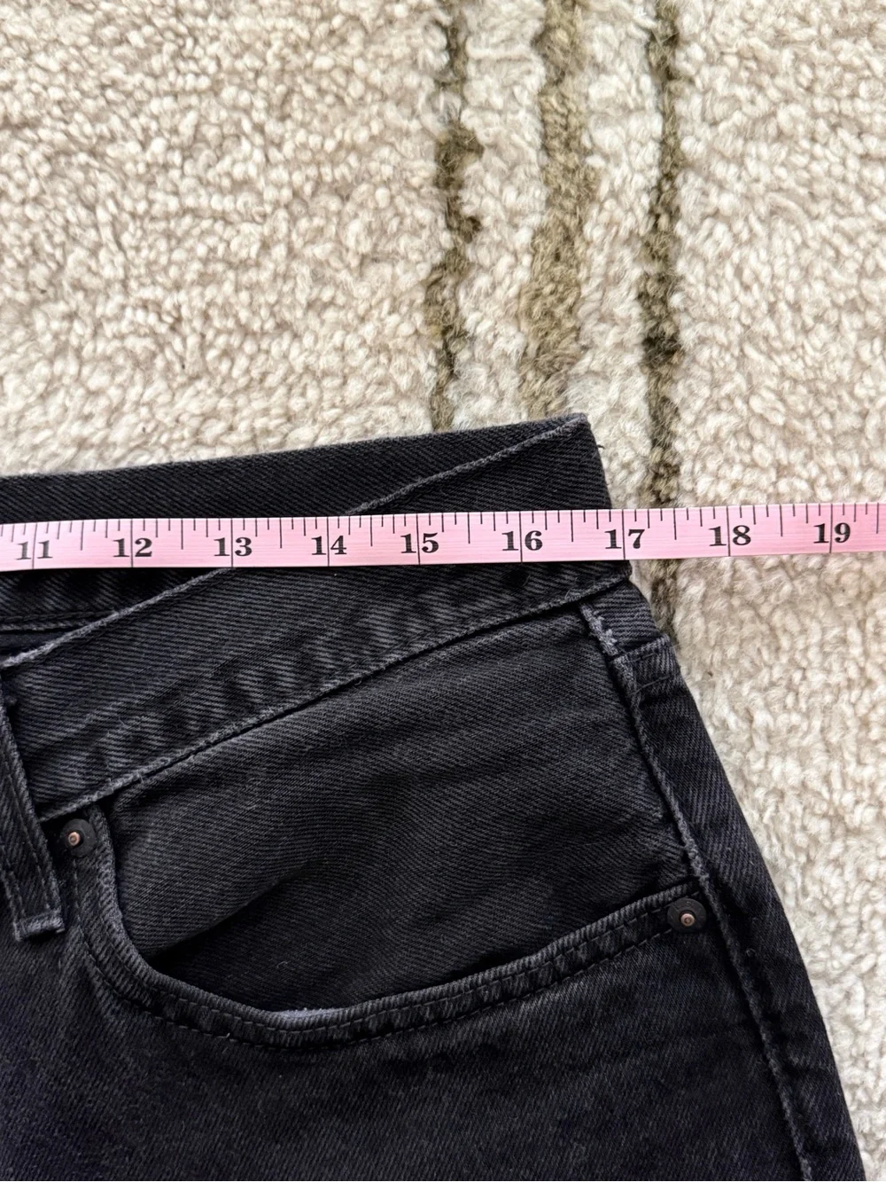 Levi’s Premium 578 Baggy Black Jeans W32